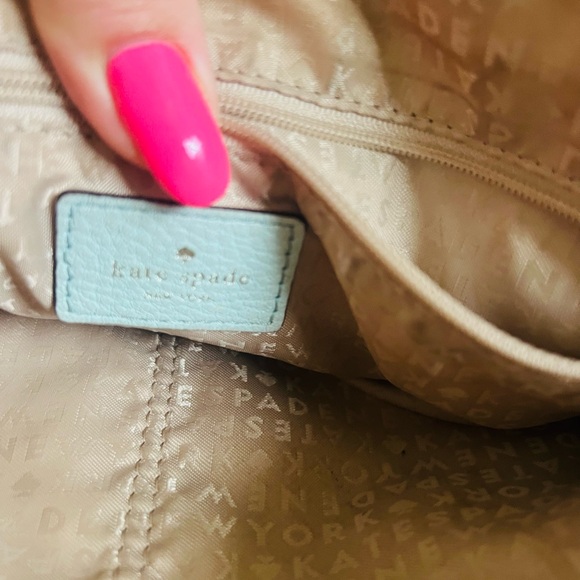 Kate Spade Mint Green Quilted Women's Bag - Picture 7 of 7